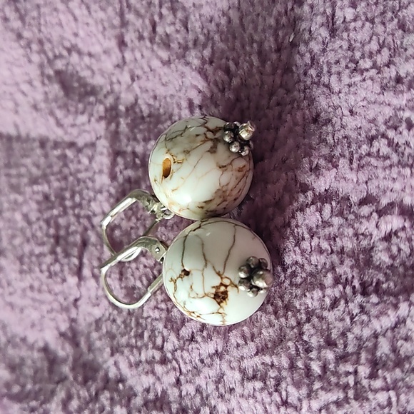 Earrings,925,coral - Picture 5 of 5